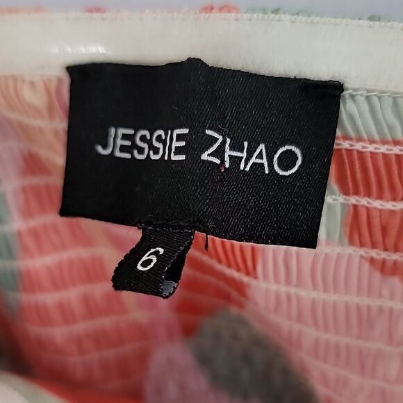 Jessie Zhao Grace Floral Cotton Sleeveless Midi Dress - Picture 9 of 12